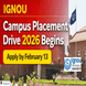 IGNOU to Conduct Pan-India Campus Placement Drive From February 10; Check Now @ignou.ac.in